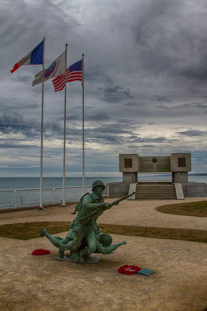 Omaha beach, France