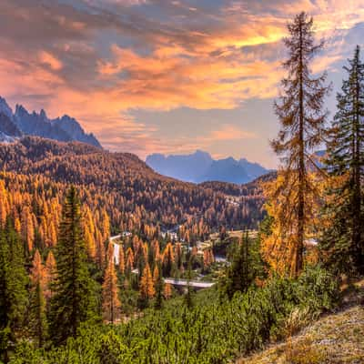 On the way to Tre Cime, Italy