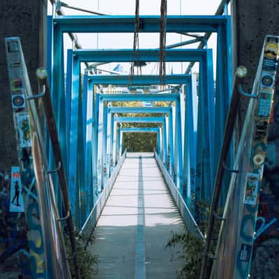 Pedestrian Bridge near Media Park, Germany