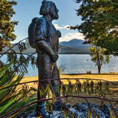 Quintin Mackinnon Monument, Te Anau, South Island, New Zealand