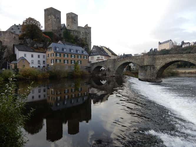 Runkel Castle above the Lahn
