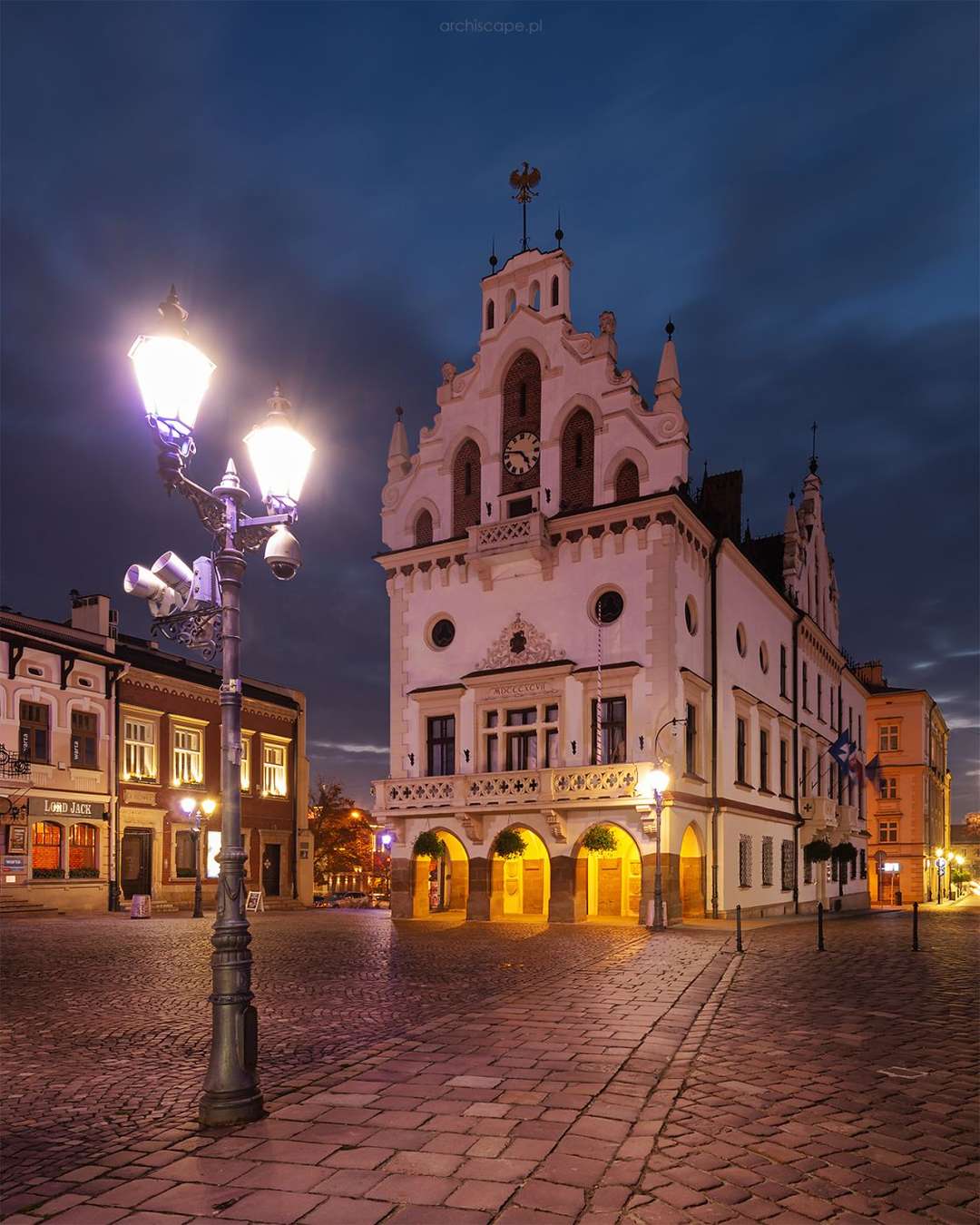 Rzesz w Market Square And City Hall Poland Rzesz w Market Square And City Hall Poland