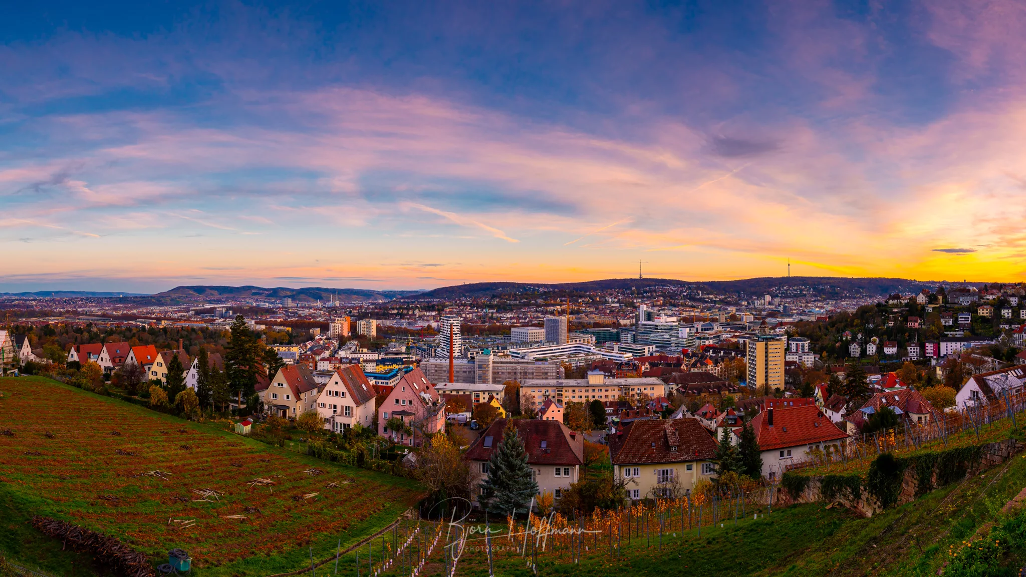 Stuttgart Panorama View, Germany
