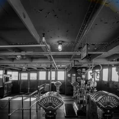 The Bridge on the Queen Mary, Long Beach, California, USA