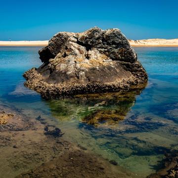 The rock reflection Sawtell North Coast NSW, Australia