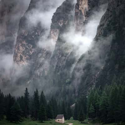 the small chapel of San Silvestro, Italy