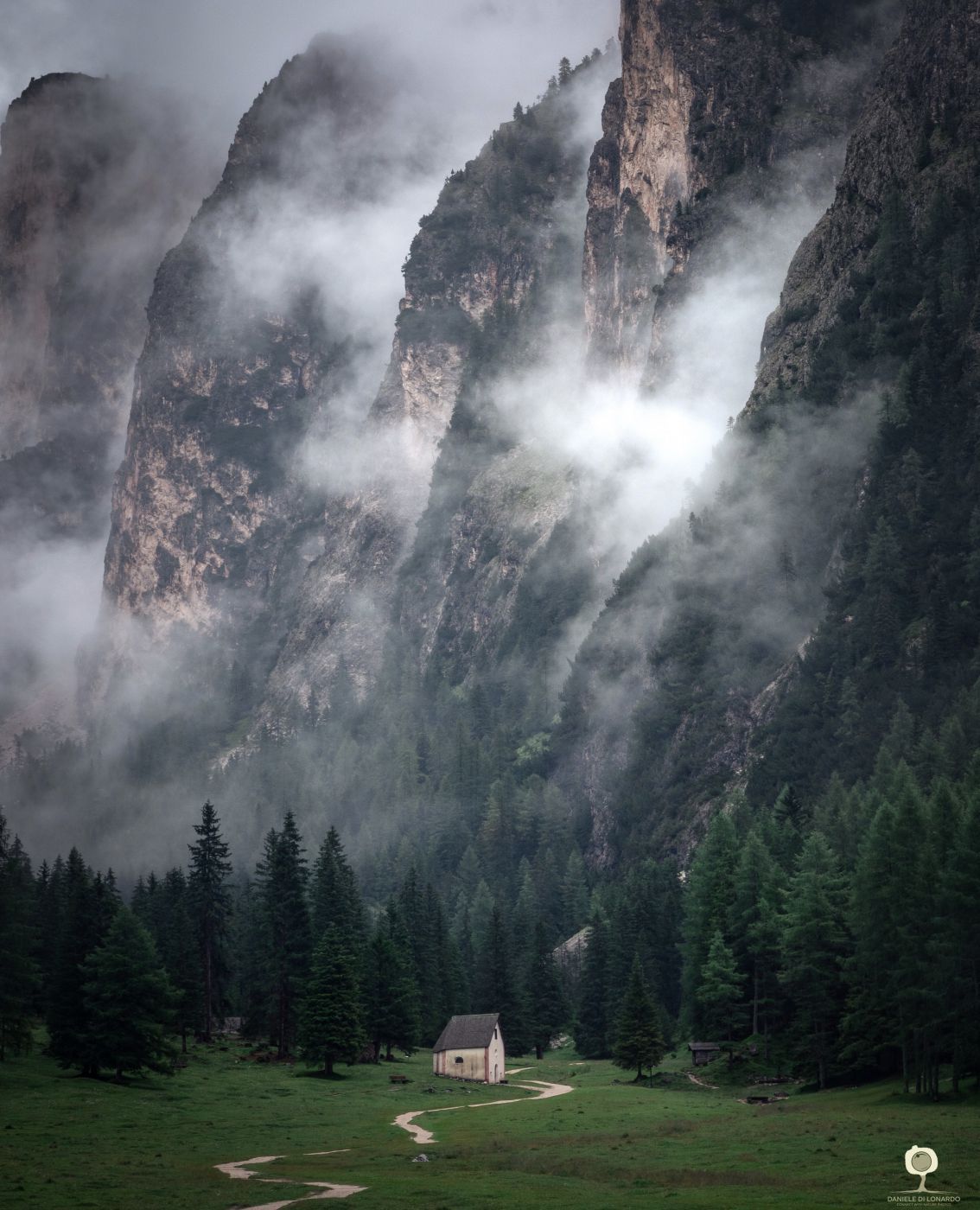 The small Chapel of San Silvestro, Italy