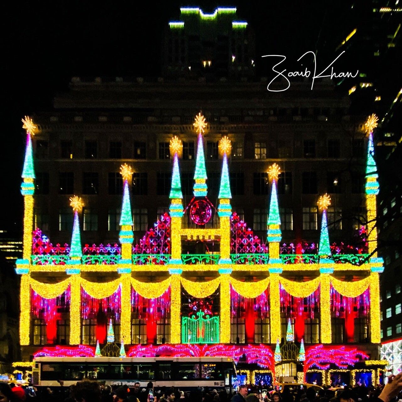 Windows of Saks NY, USA