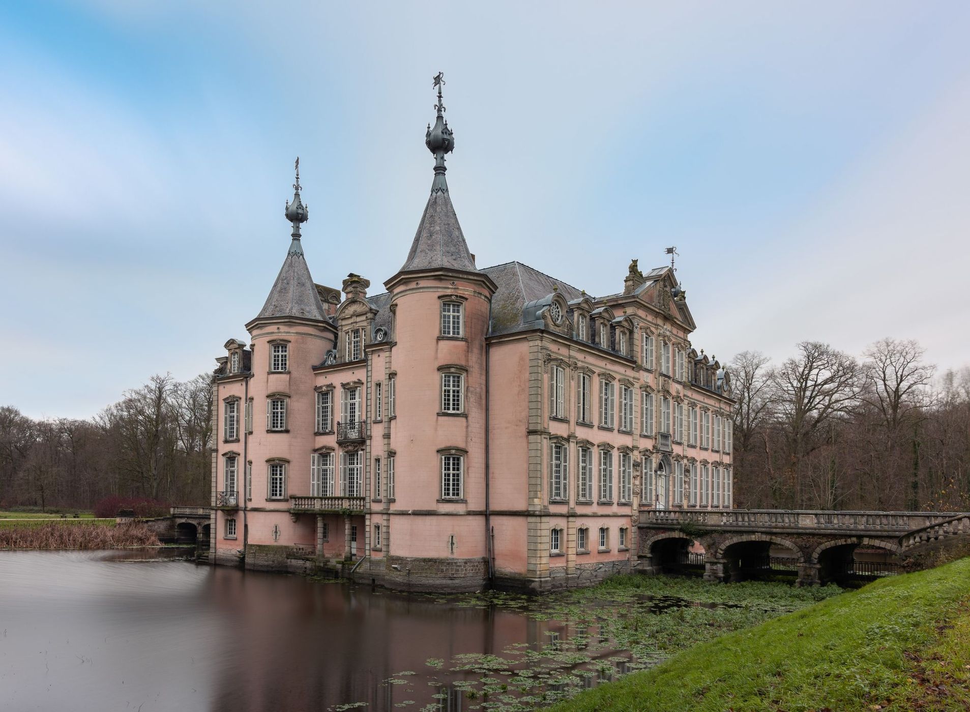 Poeke Castle in Flanders, Belgium