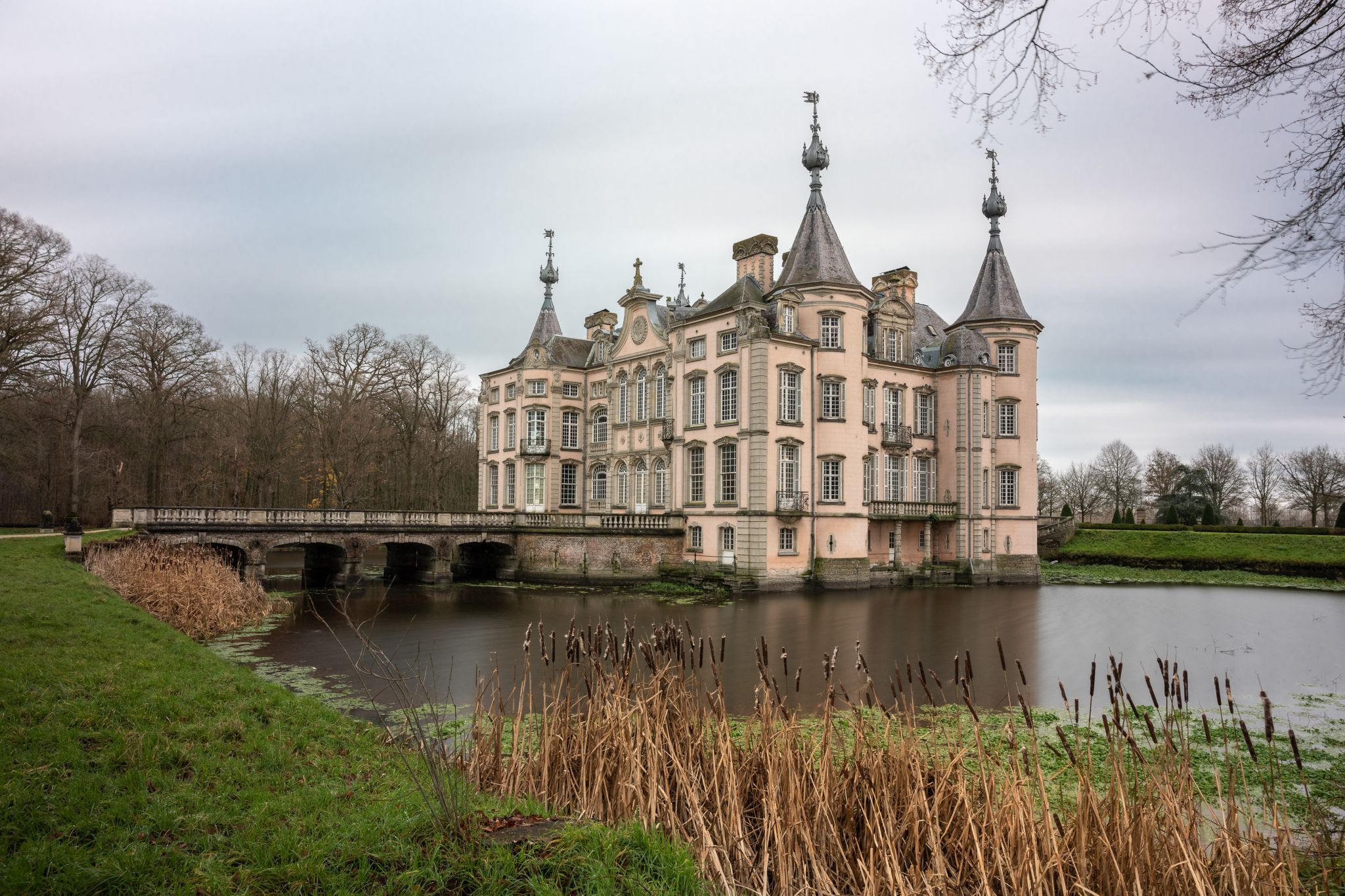 Poeke Castle in Flanders, Belgium