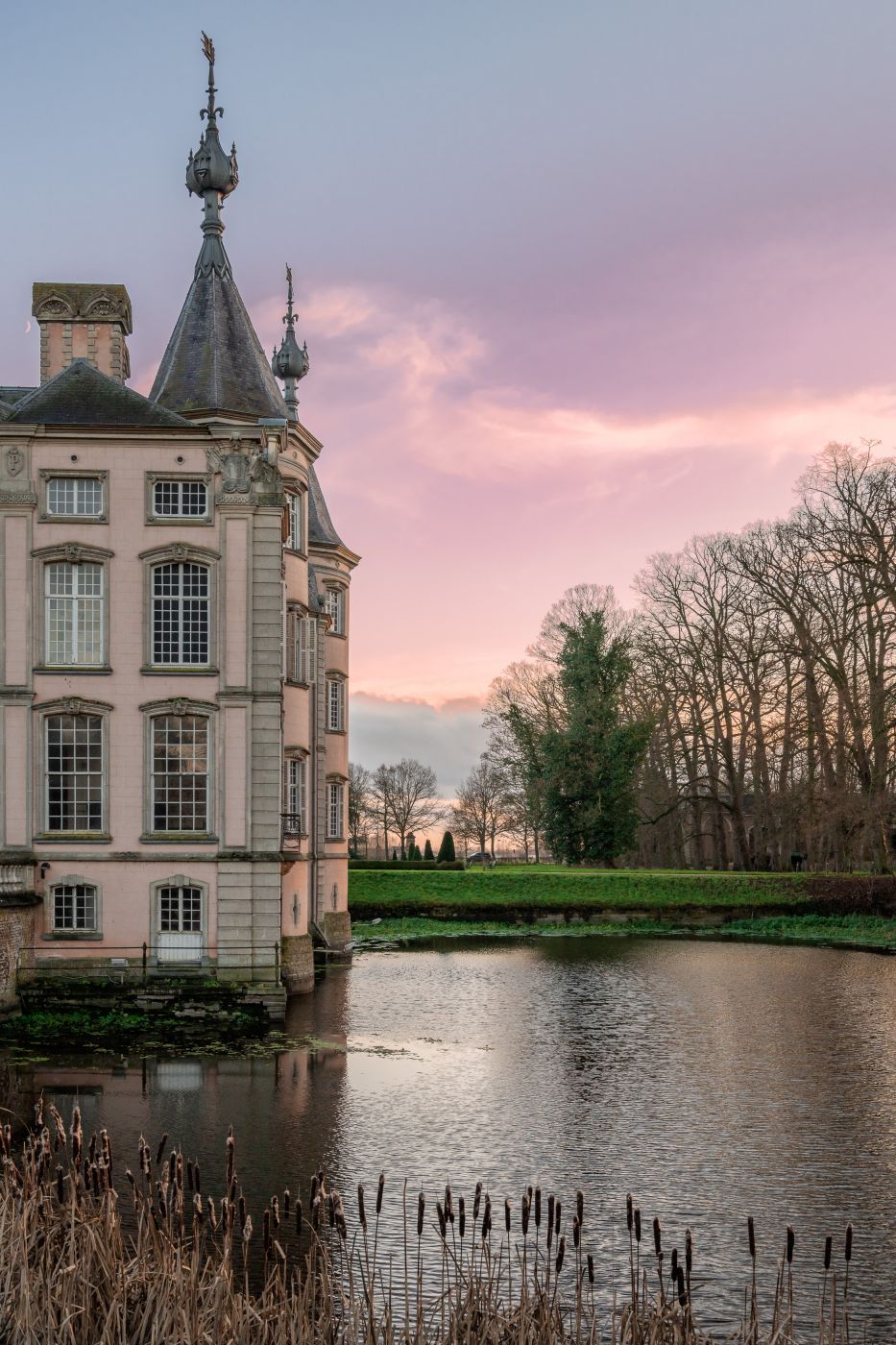 Poeke Castle in Flanders, Belgium