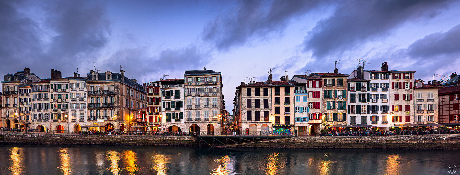 Bayonne Nive's bank, France