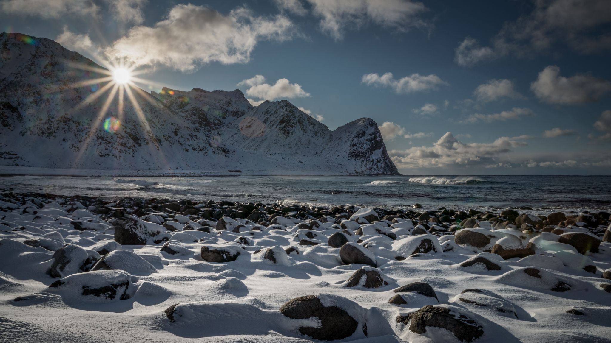Beach at Unstad, Norway, Norway