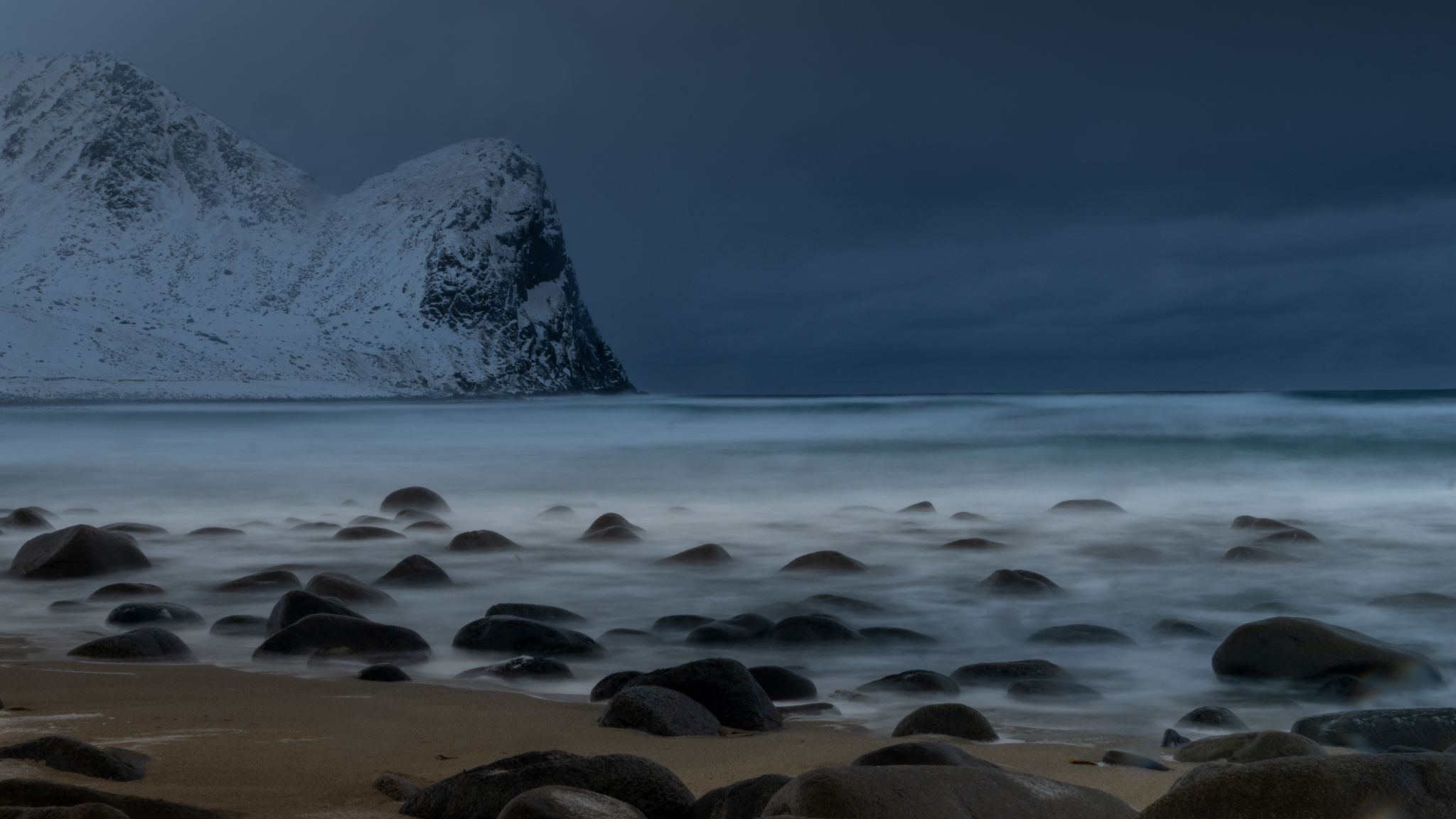 Beach at Unstad, Norway, Norway