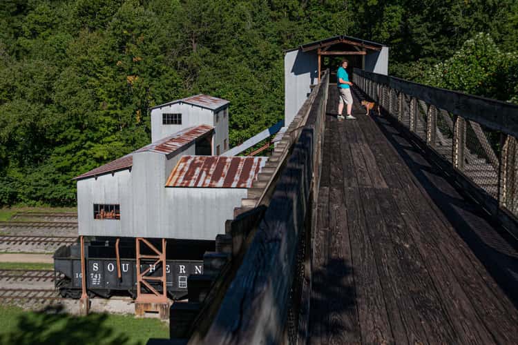 Blue Herron Coal Mine museum