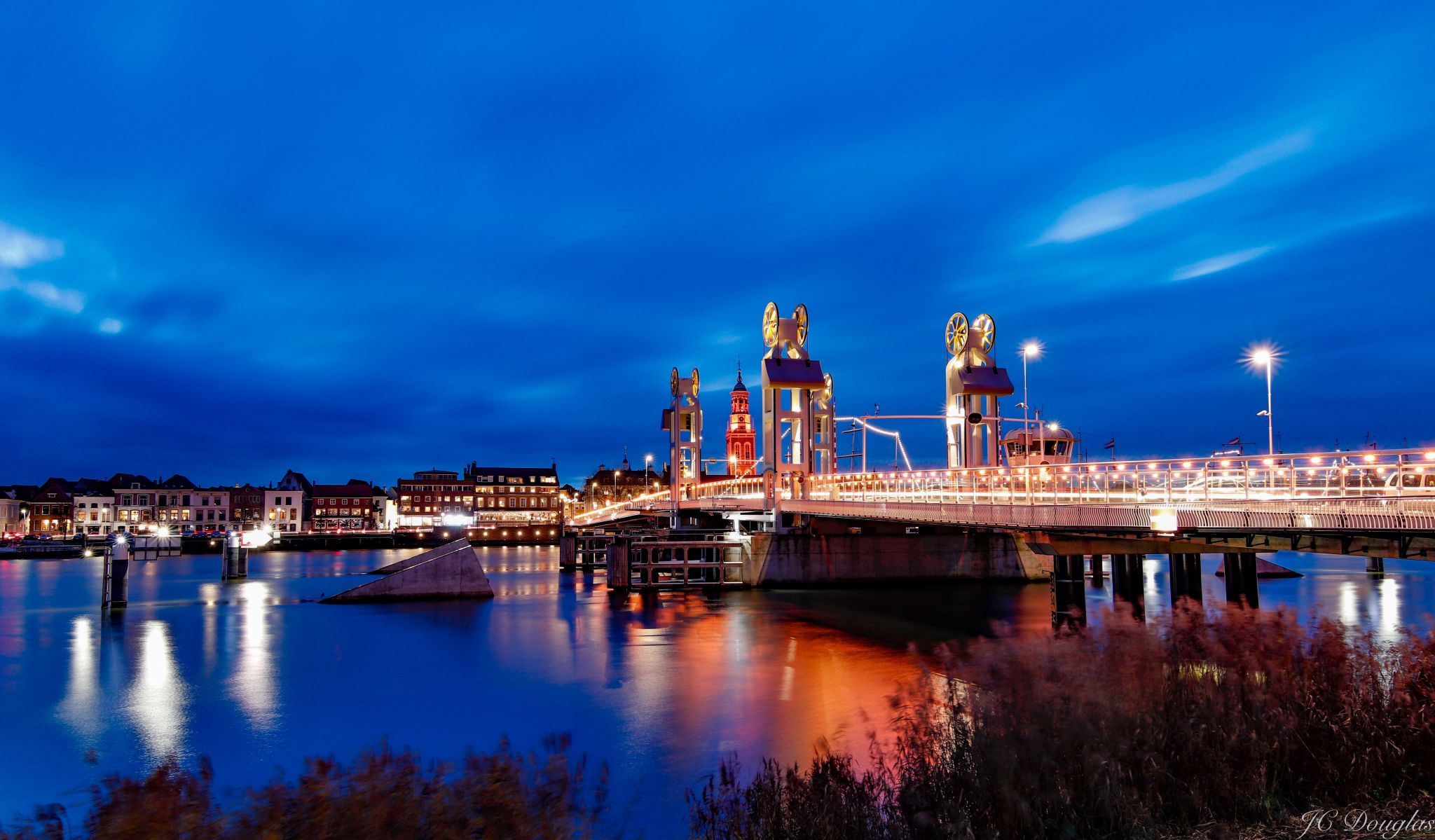 Blue hour Kampen, the Netherlands, Netherlands