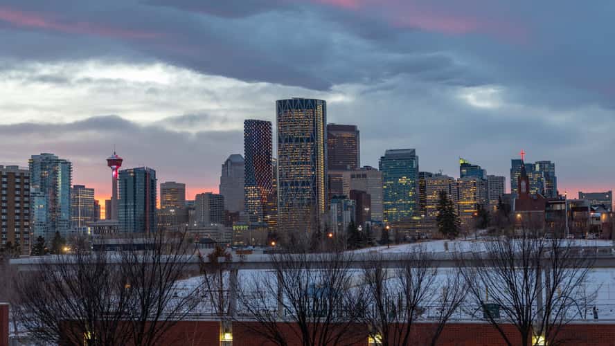 Calgary Downtown from Bridgeland