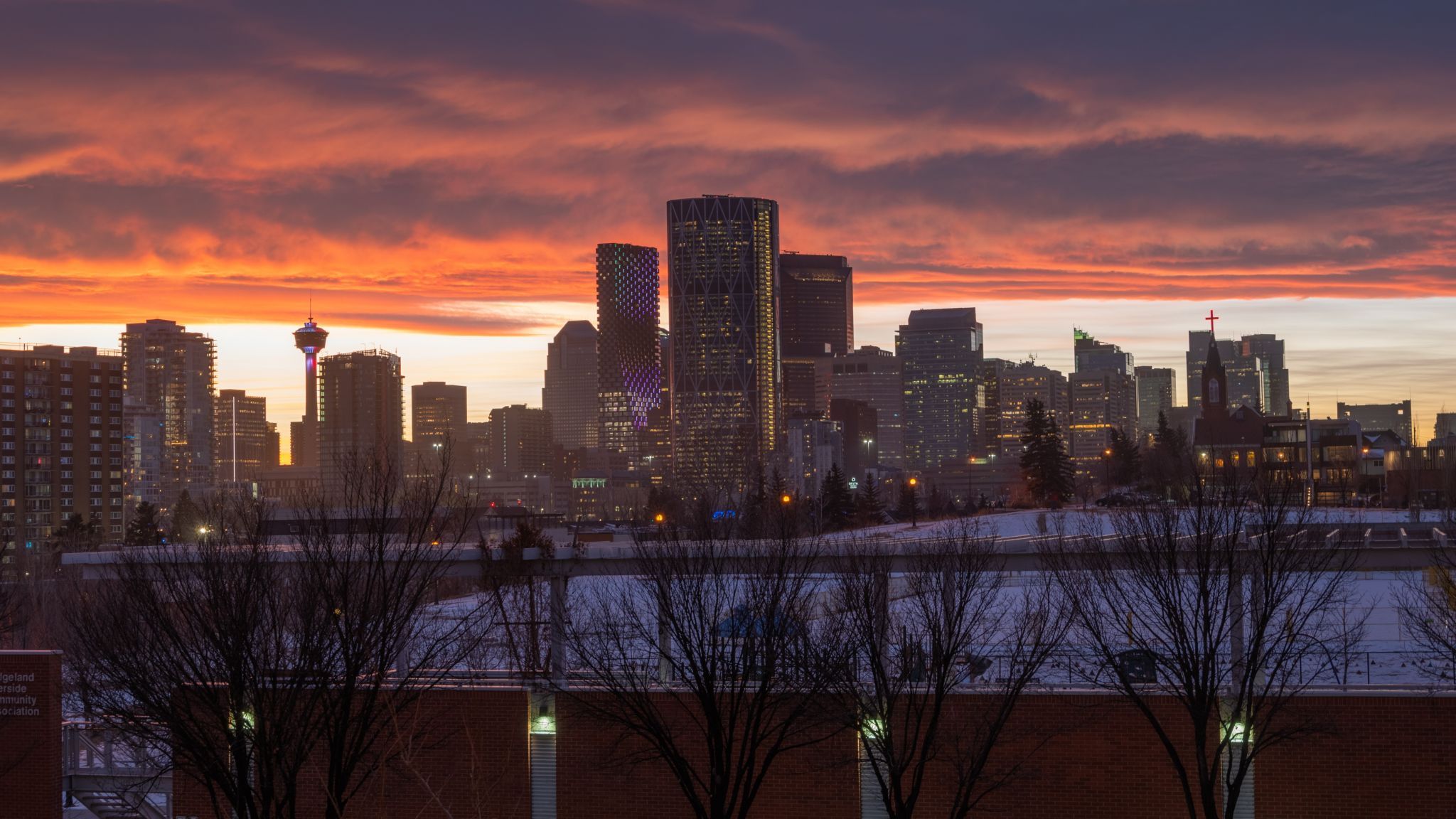 Calgary Downtown from Bridgeland, Canada