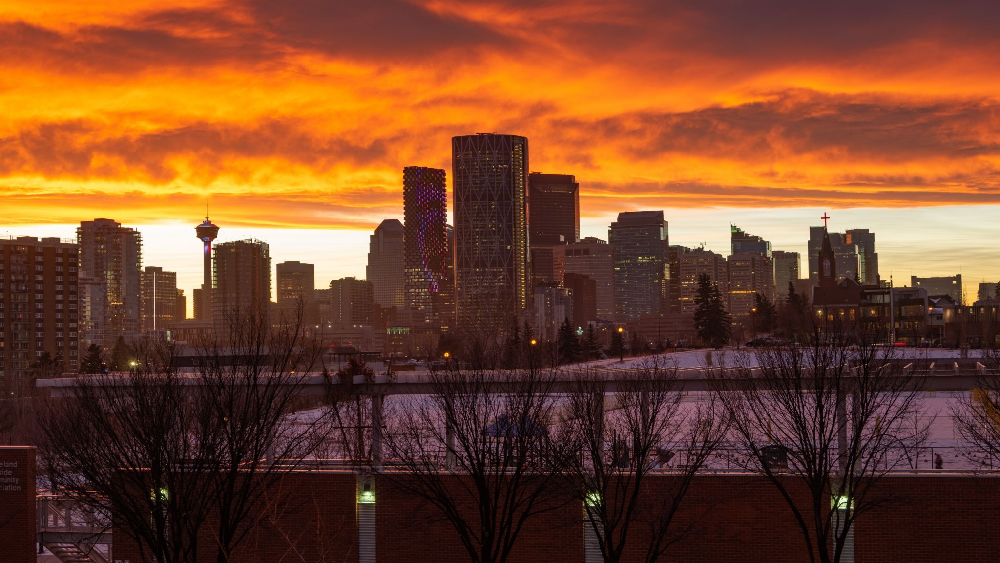 Calgary Downtown from Bridgeland, Canada