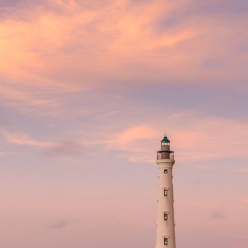 California Lighthouse during sunrise, Aruba