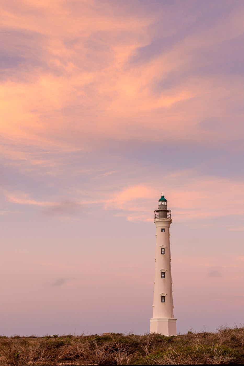 California Lighthouse during sunrise, Aruba