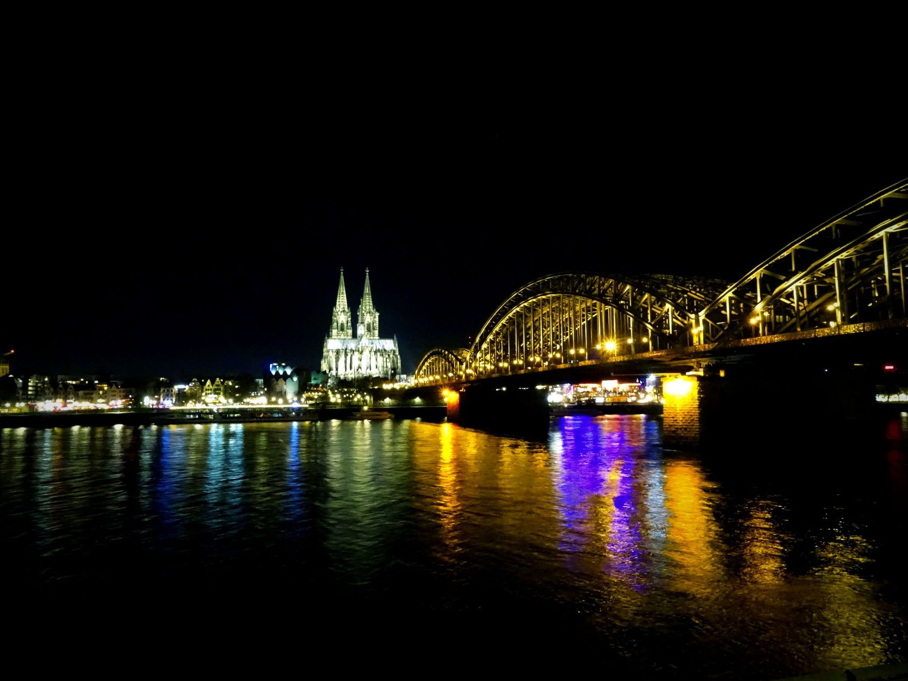 Hohenzollern Bridge with Cologne Cathedral, Cologne, Germany