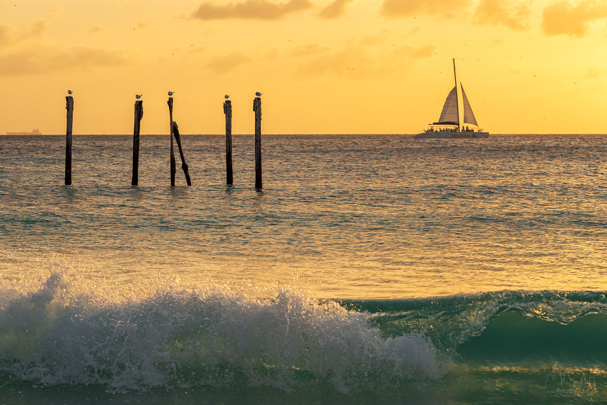 Divi Beach view on Aruba, Aruba