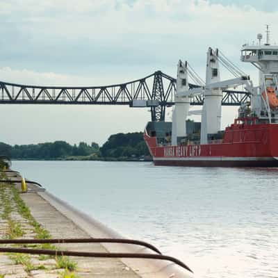 Eisenbahnhochbrücke Rendsburg, Germany