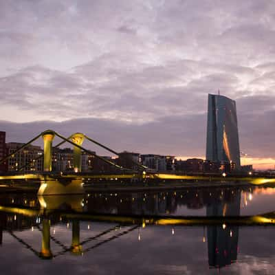 Flößerbridge, Frankfurt am Main, Germany