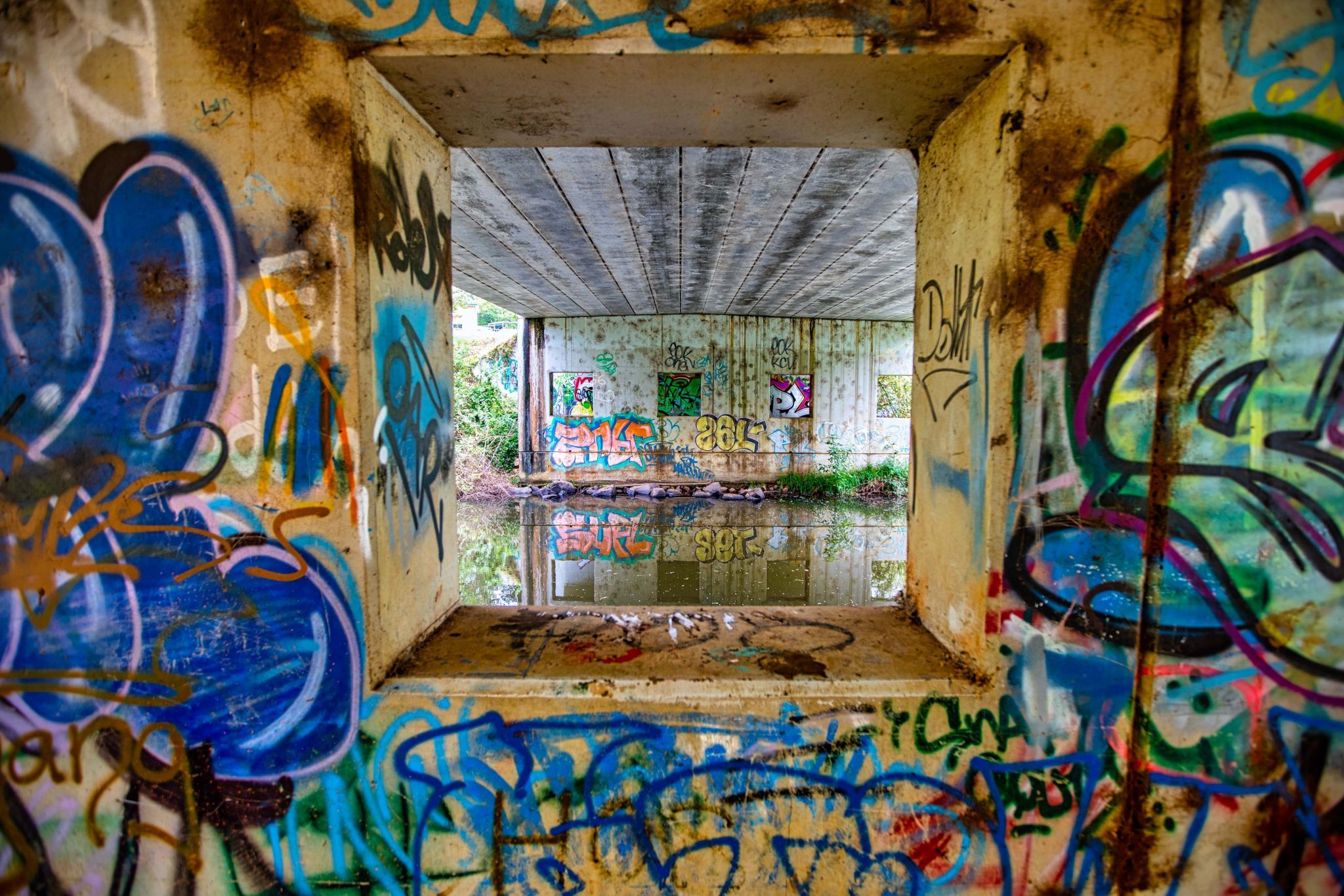 Graffiti Bielsdown River Dorigo New South Wales, Australia