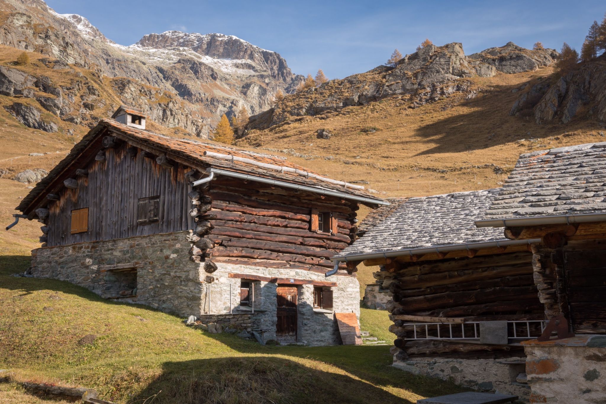 Grevasalvas „Heidi village“, Switzerland