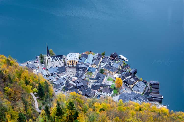Hallstatt Village View from skywalk view point