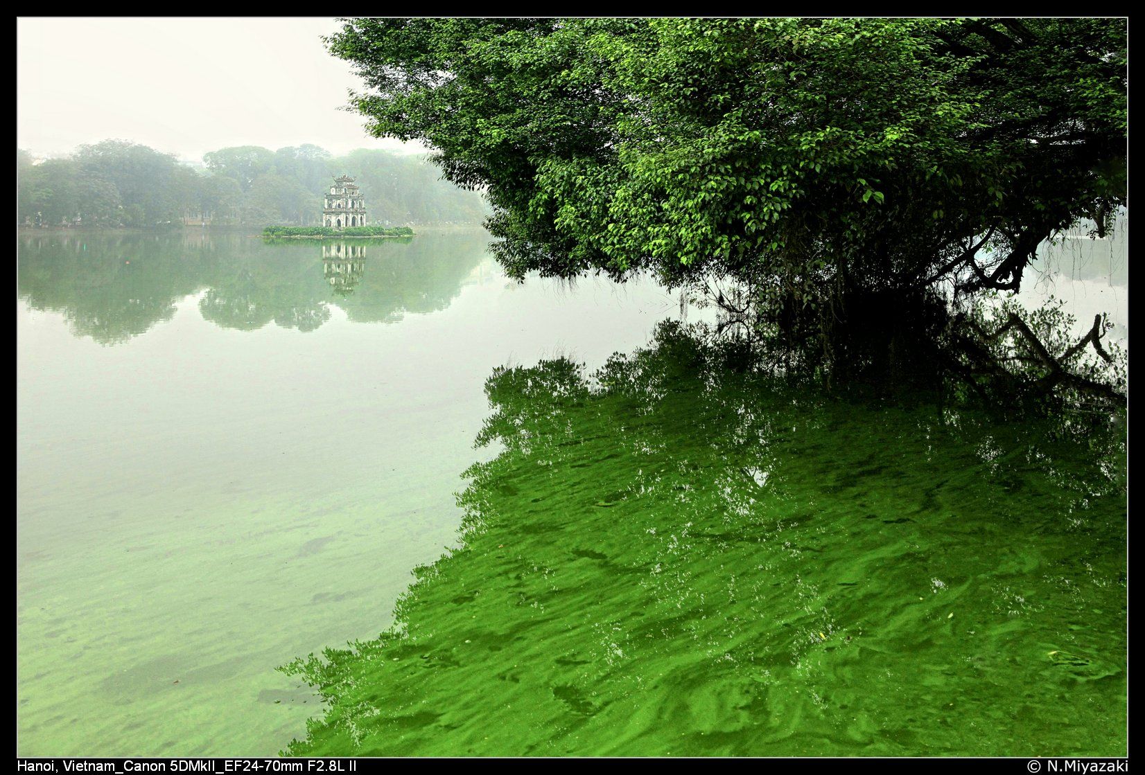 Hoan Kiem lake, Vietnam