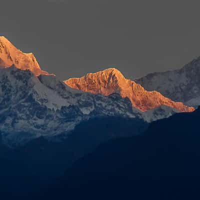 Kanchenjunga , the 3rd 8000, India