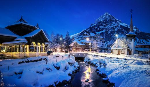 Kandersteg Winter Switzerland
