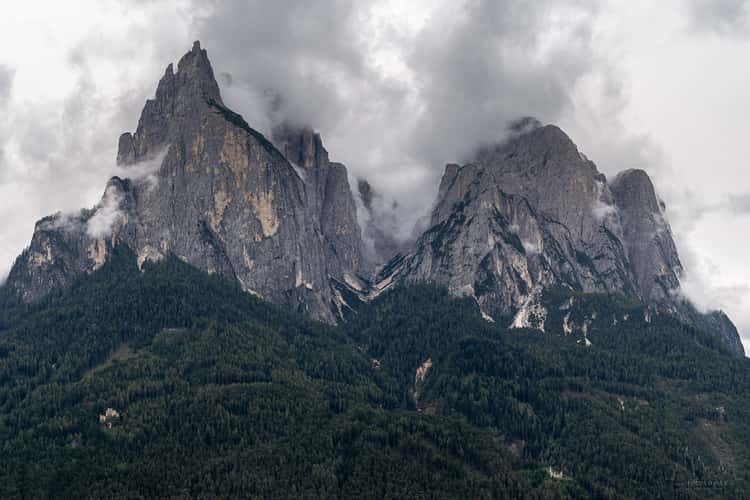 Kastelruth view to Schlern