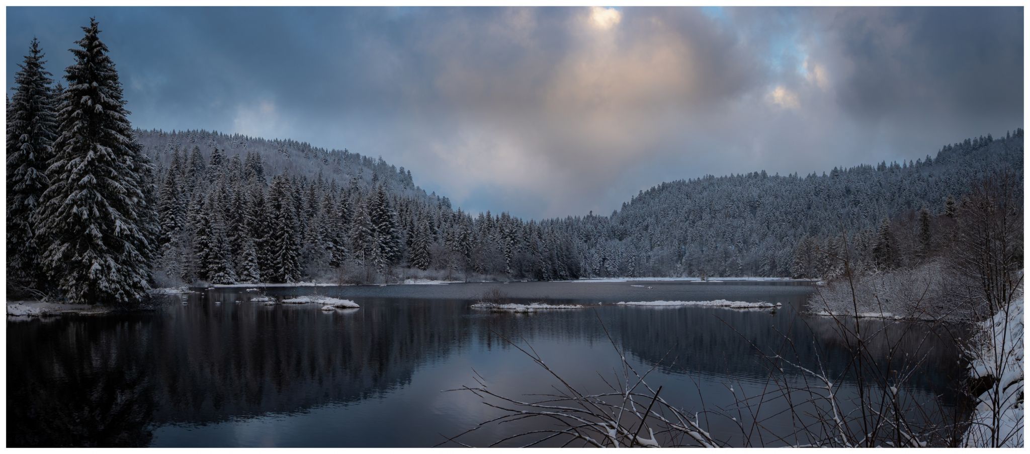 Lac de Lispach, France
