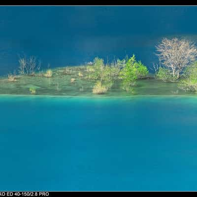 Lake Okushima, 奥四万湖, Japan