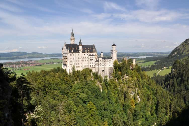 Neuschwanstein Castle from Marienbridge - The classic view