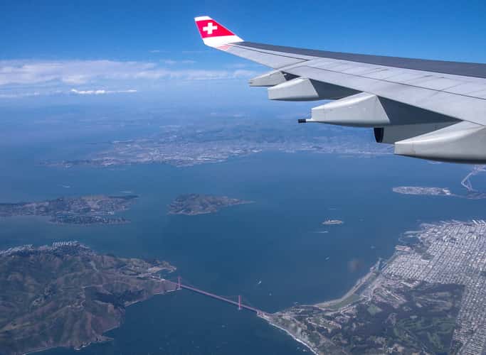 Once upon a time ... sightseeing with Swiss over Frisco