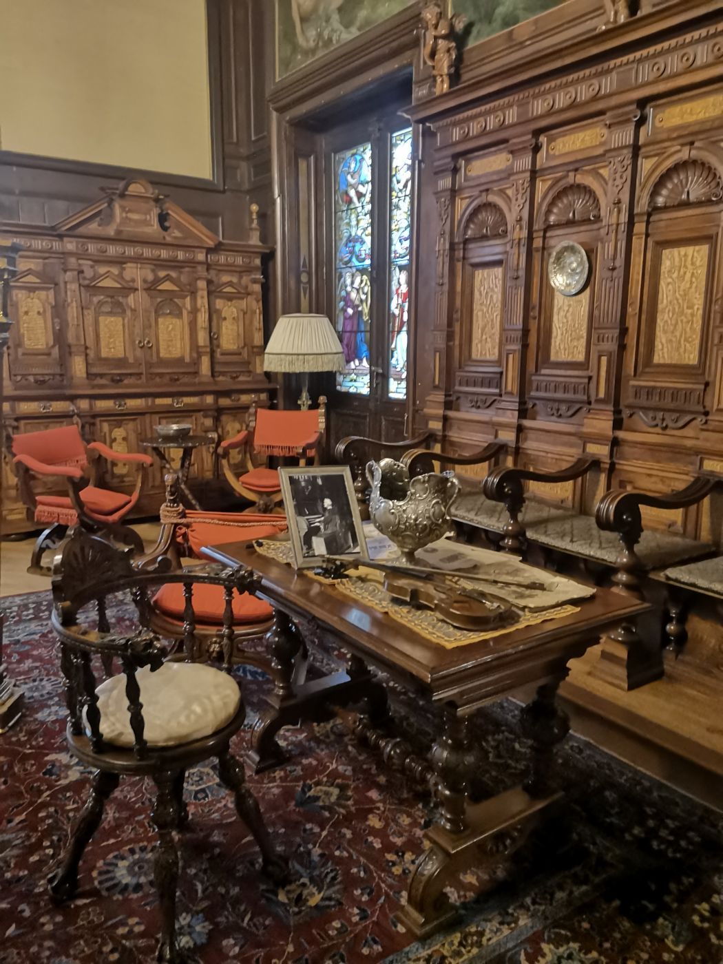 Inside of Peles Castle, Sinaia, Romania