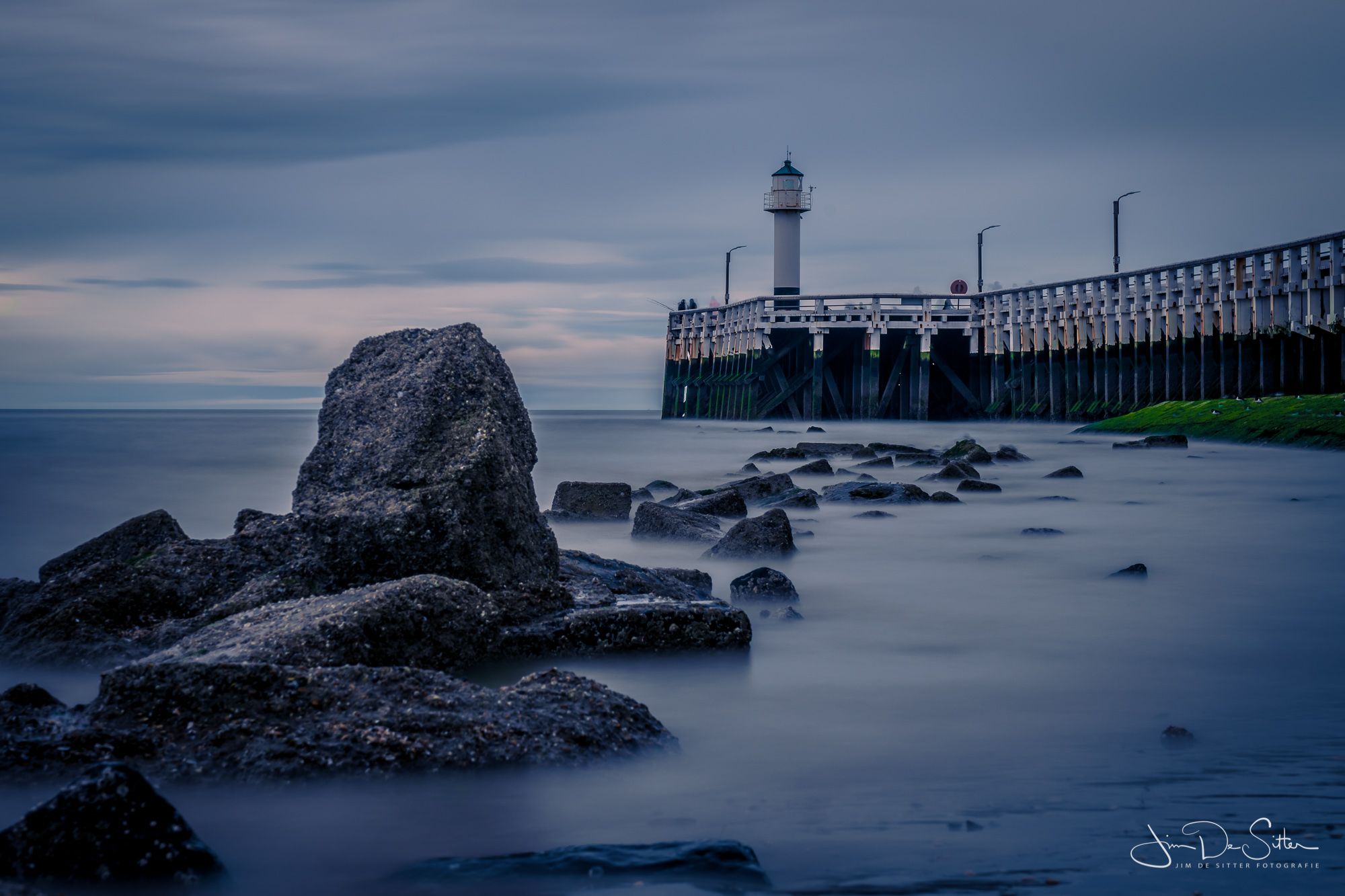 Pier near Nieuwpoort, Belgium