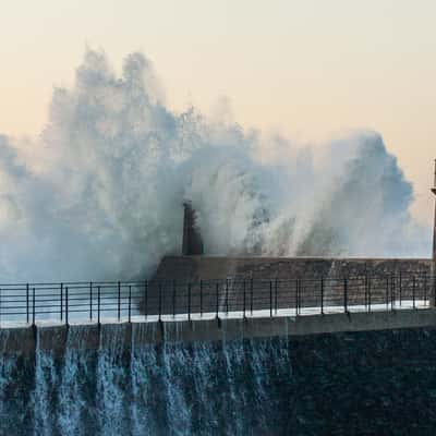 Port beacon, Viavelez, Asturias, Spain, Spain