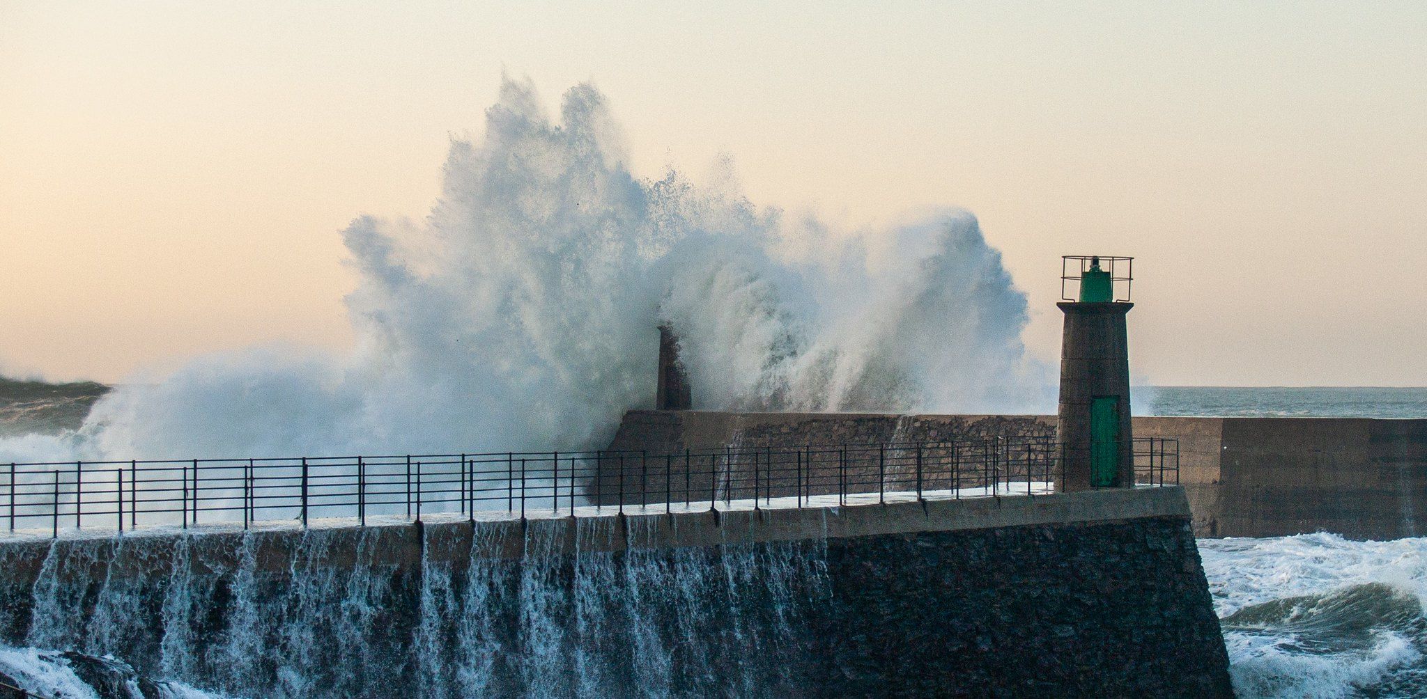 Port beacon, Viavelez, Asturias, Spain, Spain