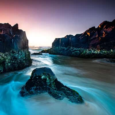 Rock water flow Delicate Knobby New South Wales, Australia