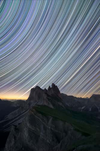 Seceda classic view point, South Tyrol