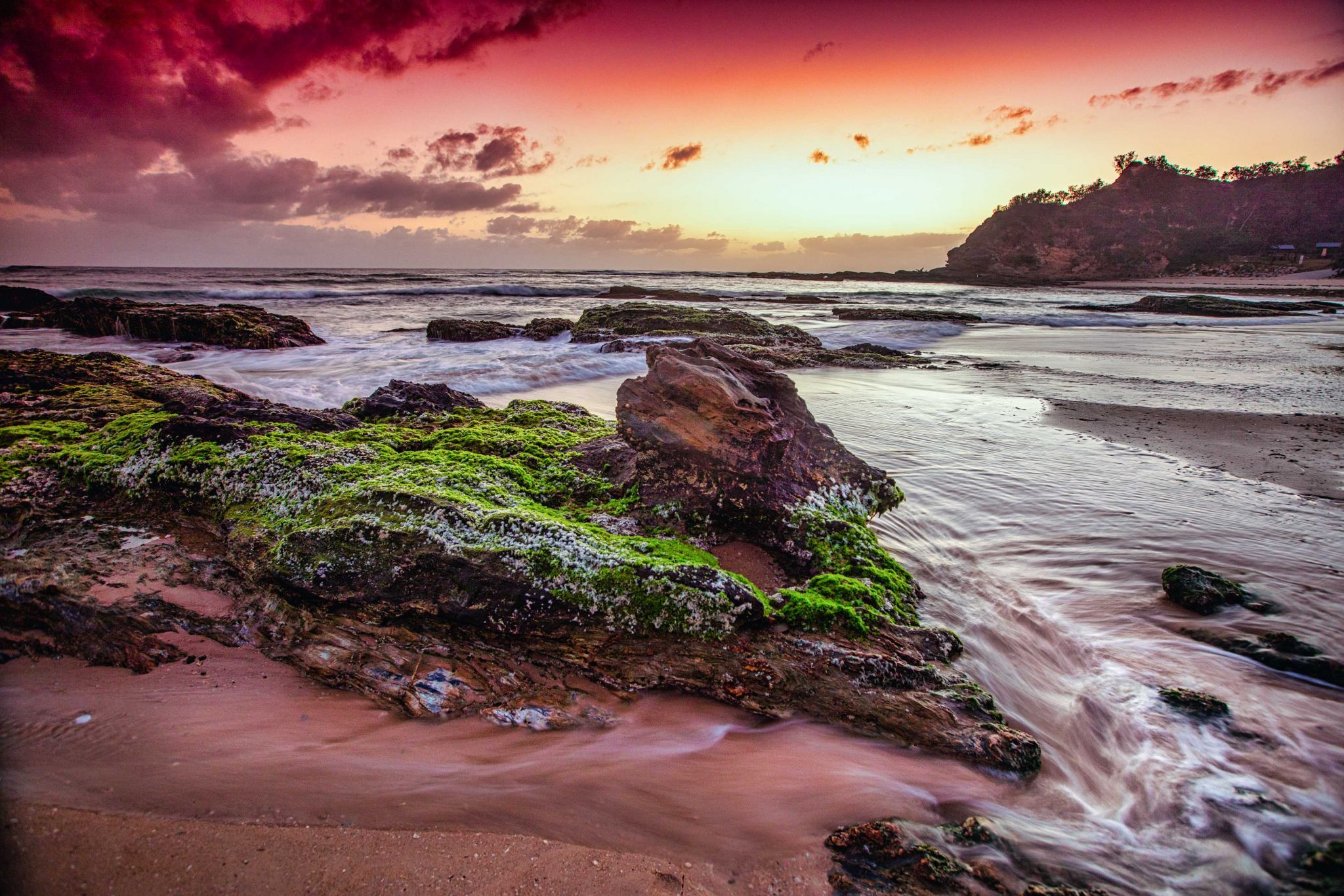 Shelly Beach sunrise Nambucca Heads NSW, Australia