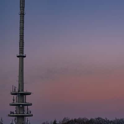 Sonnenaufgang am Neulindenturm, Germany