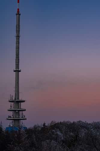 Sonnenaufgang am Neulindenturm