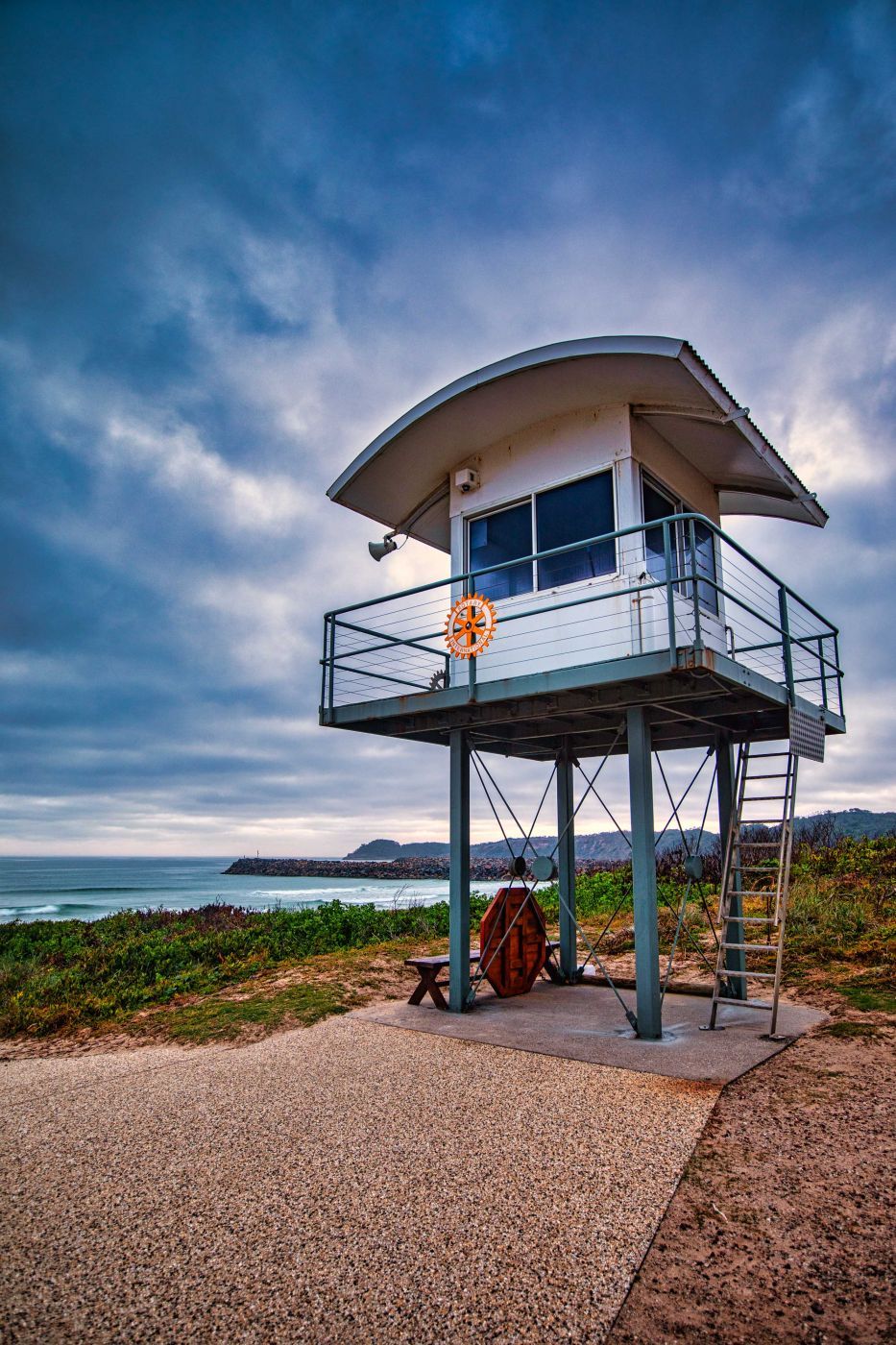 Surf Life saving Tower North Haven Beach NSW, Australia